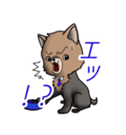 わんわんのスタンプ（個別スタンプ：4）