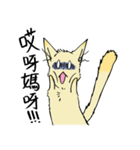 Wolf Father and Cat Daughter No.1 Ghost（個別スタンプ：4）