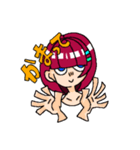 不思議な女の子。（個別スタンプ：5）