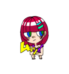 不思議な女の子。（個別スタンプ：7）