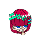 不思議な女の子。（個別スタンプ：8）