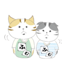 猫とTシャツ（個別スタンプ：3）