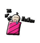 The line has stirred.（個別スタンプ：9）