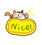 Cute and fun cat signs（個別スタンプ：33）