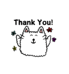 Fluffy Cat(ENGLISH VERSION)（個別スタンプ：1）