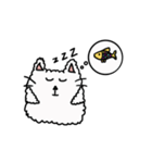 Fluffy Cat(ENGLISH VERSION)（個別スタンプ：2）