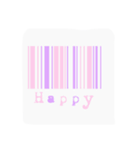 ⓒⓤⓣⓔ♡バーコード（個別スタンプ：1）