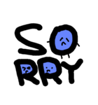 デカ文字さん（個別スタンプ：6）