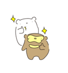 sirokumao＆marekumao（個別スタンプ：37）