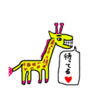 カラフルな動物など(K)（個別スタンプ：24）