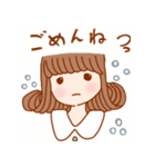 癒し系かわいい女の子スタンプ（個別スタンプ：22）