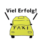 taxi driver German version（個別スタンプ：24）