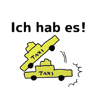taxi driver German version（個別スタンプ：33）