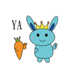 Blue Rabbit Family2（個別スタンプ：3）