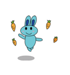 Blue Rabbit Family2（個別スタンプ：20）