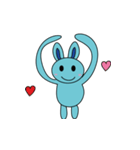 Blue Rabbit Family2（個別スタンプ：35）