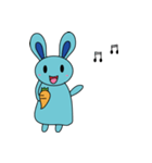 Blue Rabbit Family2（個別スタンプ：39）