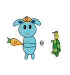Blue Rabbit Family2（個別スタンプ：40）