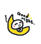 笑う雪だるま 英語バージョン（個別スタンプ：6）