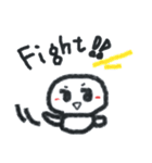 笑う雪だるま 英語バージョン（個別スタンプ：10）