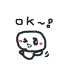 笑う雪だるま 英語バージョン（個別スタンプ：18）