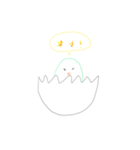 ヒヨコのかわいいスタンプ（個別スタンプ：7）