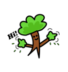 The daily life of a little tree man（個別スタンプ：1）