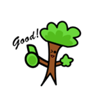 The daily life of a little tree man（個別スタンプ：2）