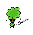 The daily life of a little tree man（個別スタンプ：5）
