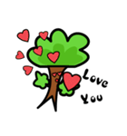 The daily life of a little tree man（個別スタンプ：18）