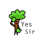The daily life of a little tree man（個別スタンプ：22）