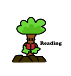 The daily life of a little tree man（個別スタンプ：25）
