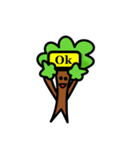 The daily life of a little tree man（個別スタンプ：27）