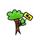 The daily life of a little tree man（個別スタンプ：29）