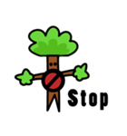 The daily life of a little tree man（個別スタンプ：30）