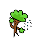 The daily life of a little tree man（個別スタンプ：34）