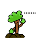 The daily life of a little tree man（個別スタンプ：37）