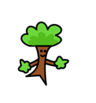 The daily life of a little tree man（個別スタンプ：38）