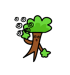 The daily life of a little tree man（個別スタンプ：40）