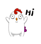 A Lovely chicken Does（個別スタンプ：1）