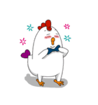 A Lovely chicken Does（個別スタンプ：7）