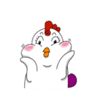 A Lovely chicken Does（個別スタンプ：10）