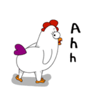 A Lovely chicken Does（個別スタンプ：19）