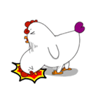 A Lovely chicken Does（個別スタンプ：32）
