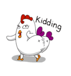 A Lovely chicken Does（個別スタンプ：33）