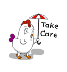 A Lovely chicken Does（個別スタンプ：37）