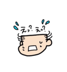 顔だけ顔子さん（個別スタンプ：11）
