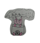 ピンクの猫さん（個別スタンプ：2）