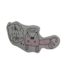 ピンクの猫さん（個別スタンプ：5）