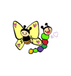 ニョロ吉＆ひら子のわっほいスタンプ（個別スタンプ：32）